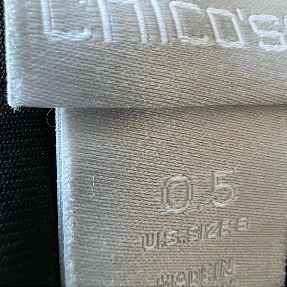 Chico’s Juliet Ankle Length Pant Black Size .5 Chico’s Size 6 US - Picture 7 of 11